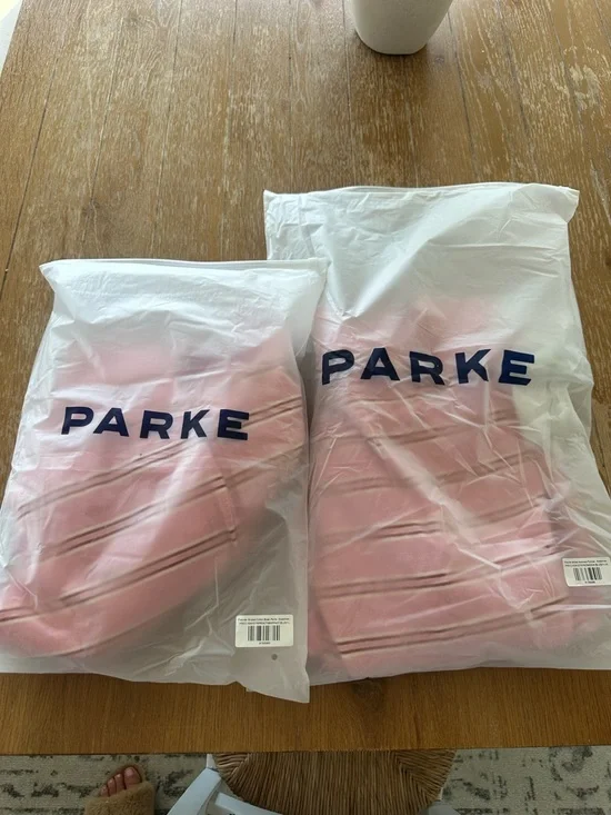 Parke Pink Striped Lounge Set - Picture 3 of 5